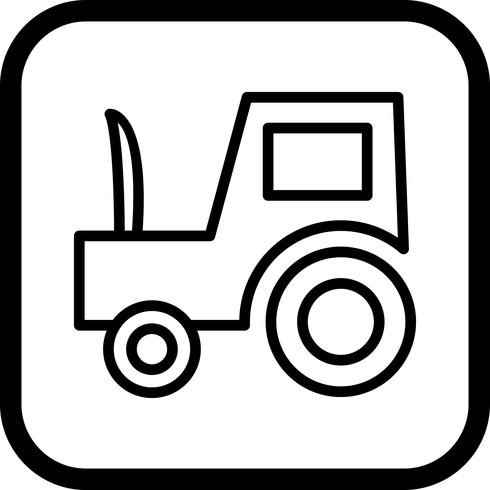 Tractor Icon Design vector