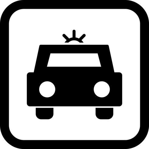 Police Car Icon Design vector