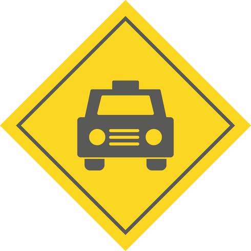 diseño de icono de taxi vector