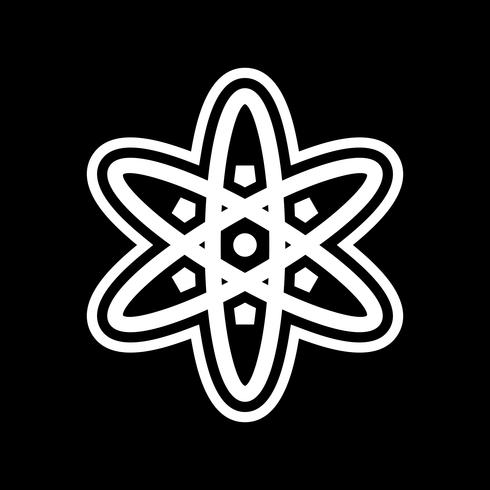 Atom Icon Design vector