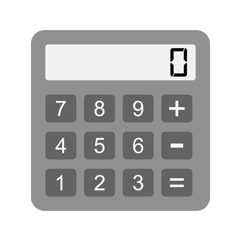 Diseño de iconos de calculadora vector