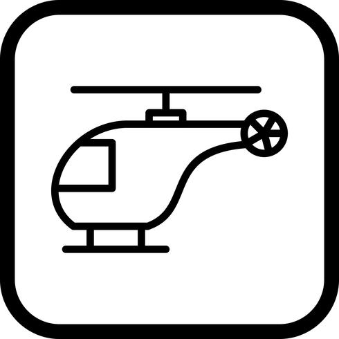 Helicóptero Icon Design vector