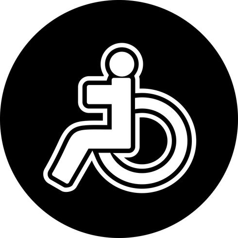  Handicapped Icon Design vector