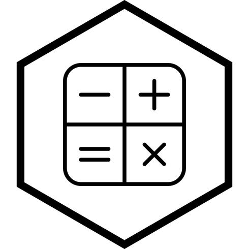 Diseño de iconos de calculadora vector