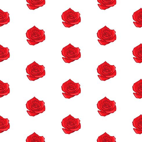 flower rose seamless pattern, vector floral rose seamless pattern, flower background