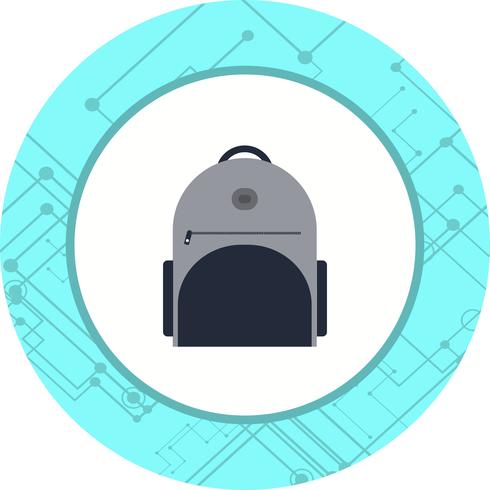 Bagpack Icon Design vector