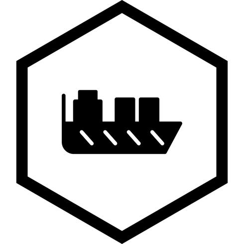 Diseño de icono de barco vector