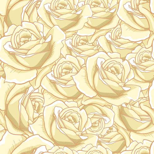 Rose Seamless pattern, flower seamless pattern, vector floral seamless pattern