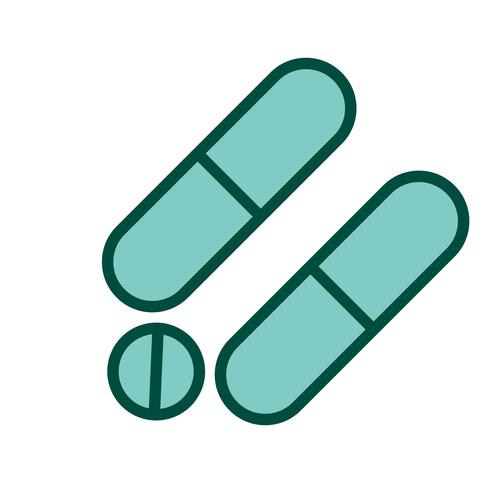 Diseño de iconos de medicamentos vector