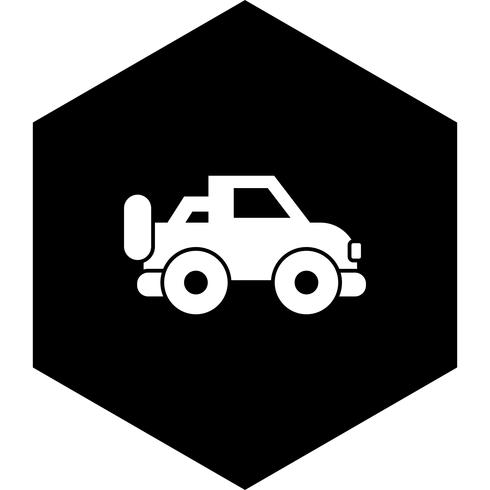 diseño de icono de jeep vector