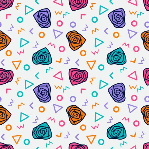 flower seamless pattern, floral pattern vector