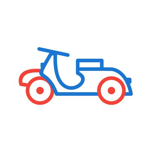 Vespa Icon Design vector