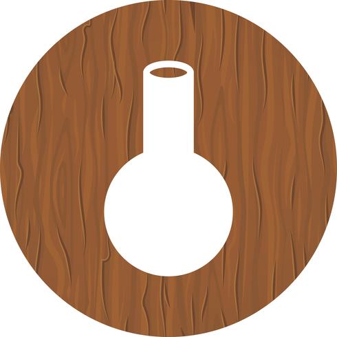Flask Icon Design vector