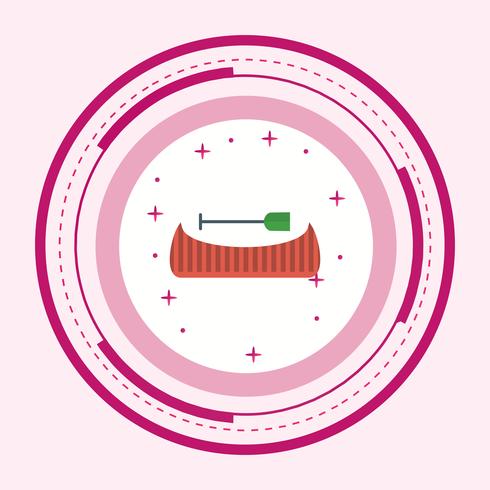 Canoe Icon Design vector