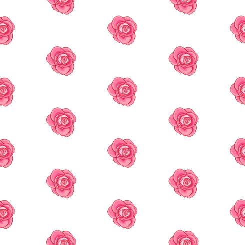 flower rose seamless pattern, vector floral rose seamless pattern, flower background