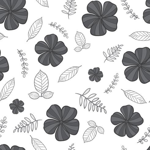 flower seamless pattern, floral pattern vector