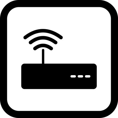 Diseño de icono de wifi vector