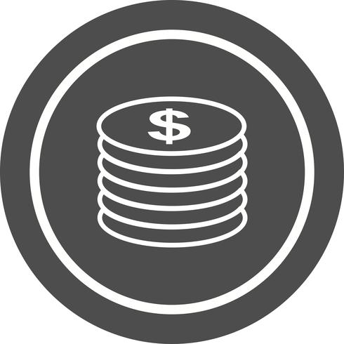 Coins Icon Design vector