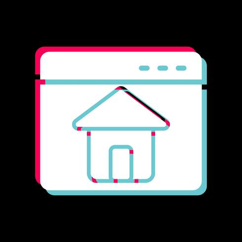 Homepage Icon Design vector