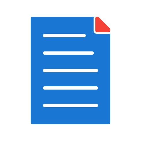 Document Icon Design vector