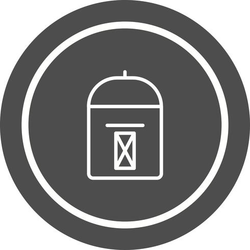 Postbox Icon Design vector