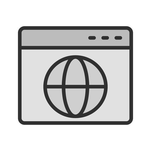 Browser Icon Design vector