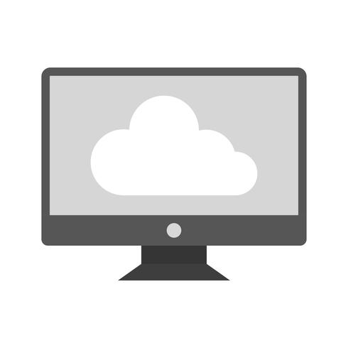 Conectado a Cloud Icon Design vector