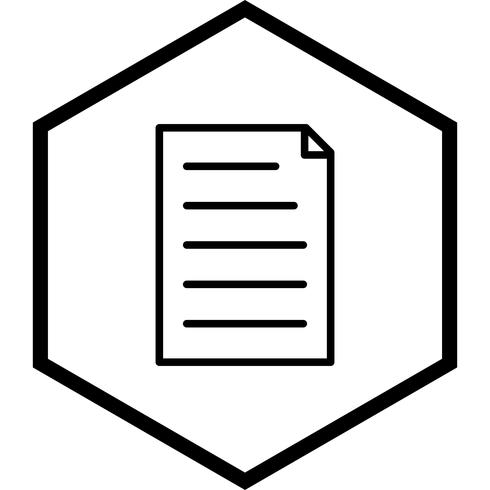 Document Icon Design vector