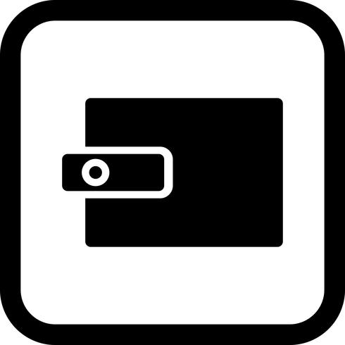 Wallet Icon Design vector