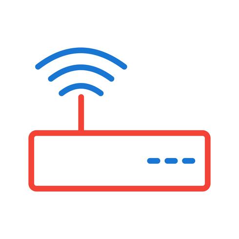 Diseño de icono de wifi vector