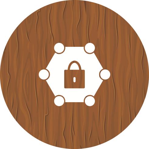 Protected Network Icon Design vector