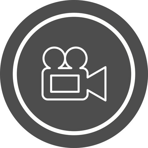 Cámara de video icono de diseño vector