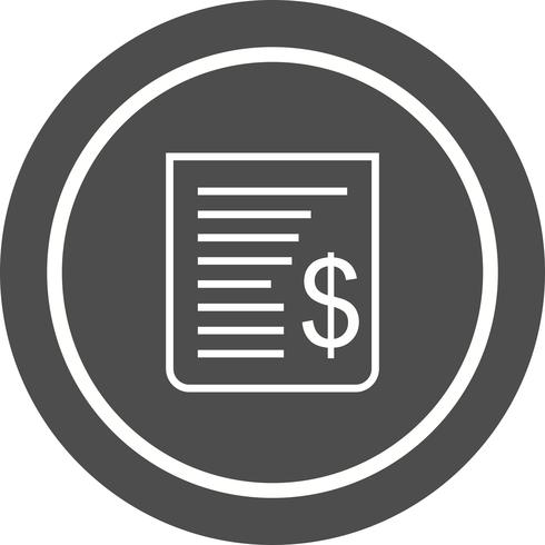 Receipt Icon Design vector