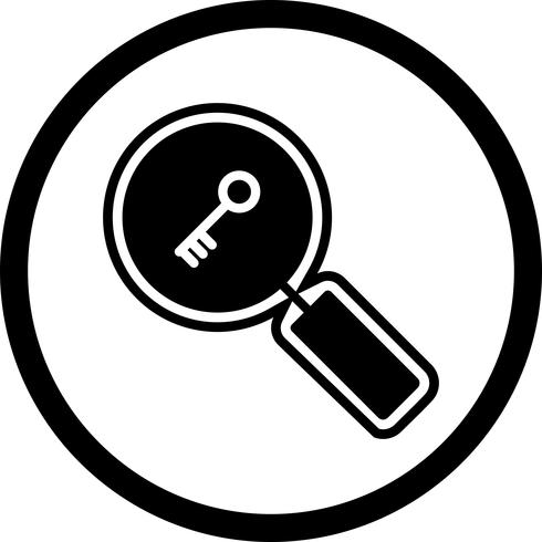 Keyword Search Icon Design vector