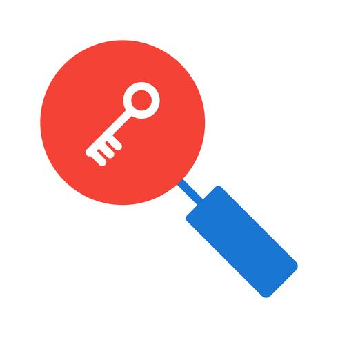 Keyword Search Icon Design vector