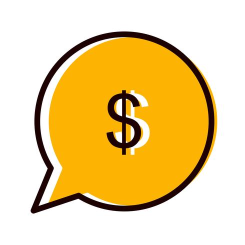 Enviar dinero icono de diseño vector