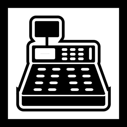  Cash Counter Icon Design vector