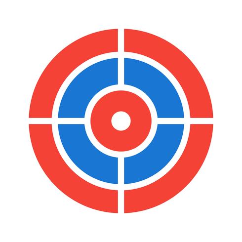 Target Icon Design vector