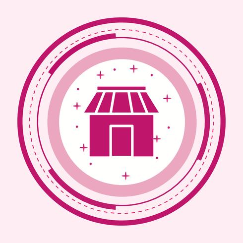Shop Icon Design vector