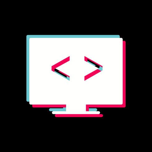 Code optimization Icon Design vector