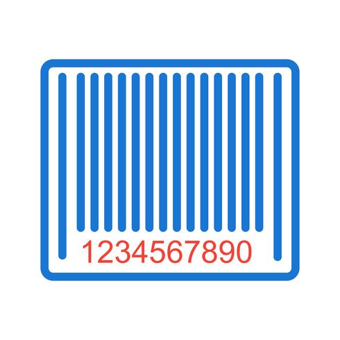 Barcode Icon Design vector