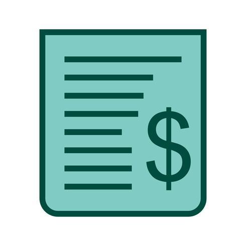 Receipt Icon Design vector