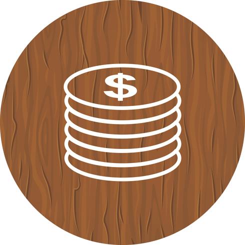 Coins Icon Design vector