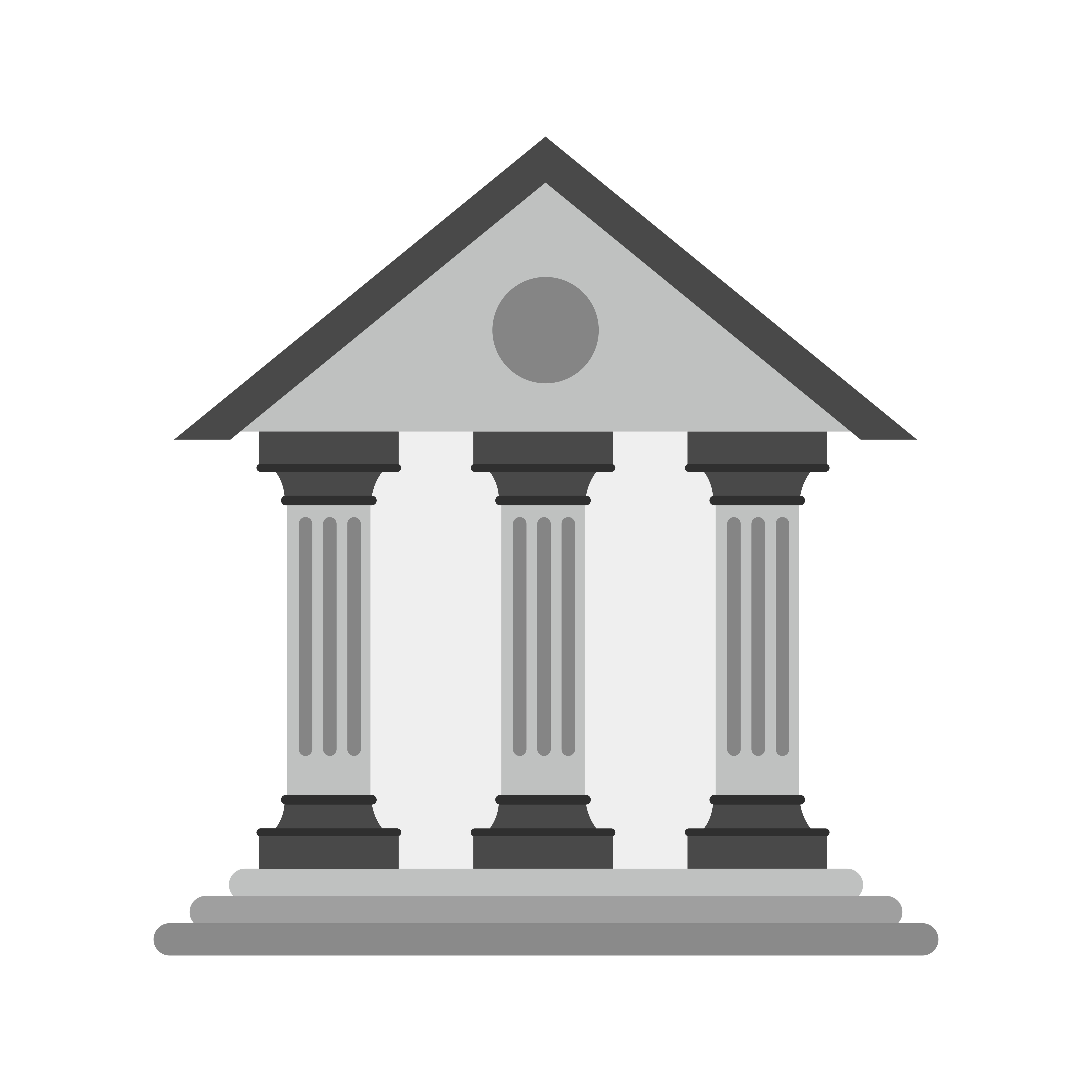 Bank Icon Design 508319 Vector Art At Vecteezy