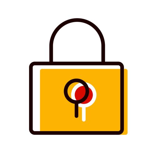 Lock Icon Design vector