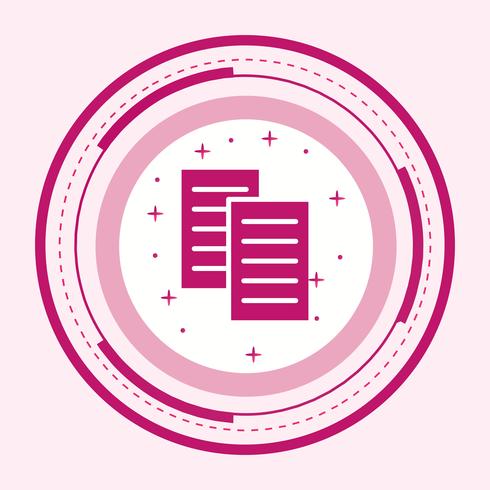 Files Icon Design vector