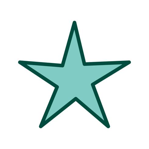 Diseño de icono de estrella vector