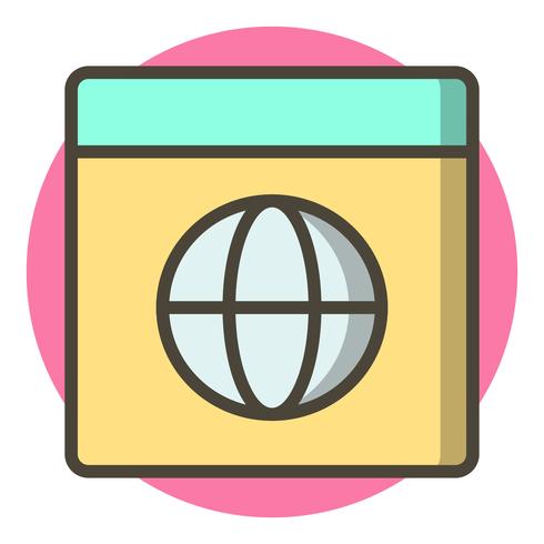 Browser Icon Design vector