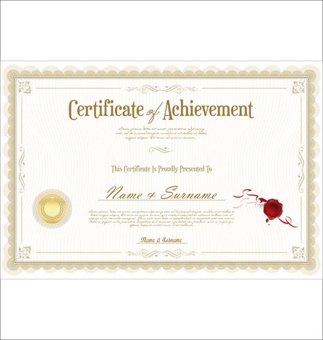 Certificate vector