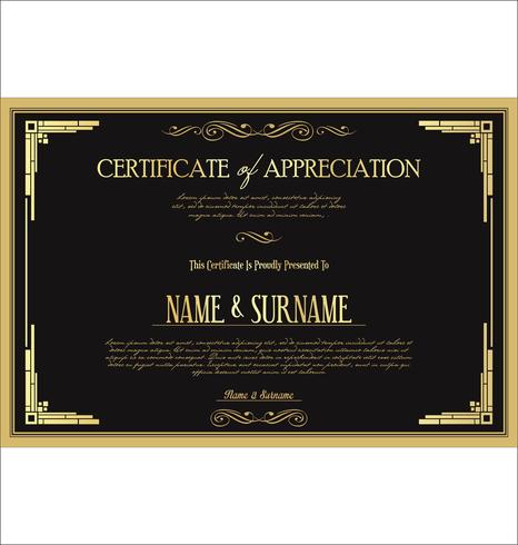 Certificate vector